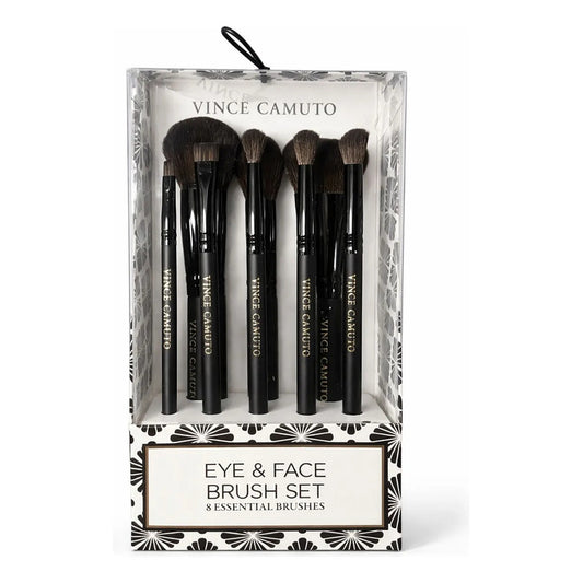 Vince Camuto | Eye & Face Brush Set | Kit De Brochas -8pz Negro