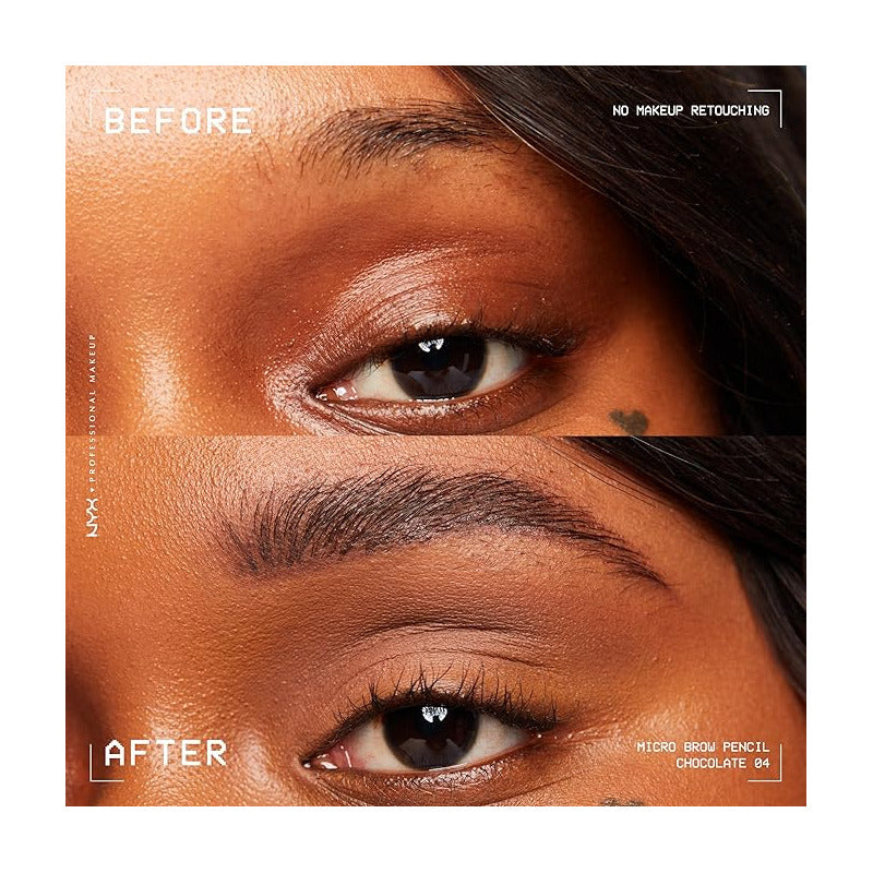 Nyx | Micro Brow Pencil | Delineador Cejas Retráctil 2 En 1