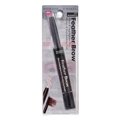 Physicians Formula | Feather Brow | Duo Fibras Para Ceja Black Brown