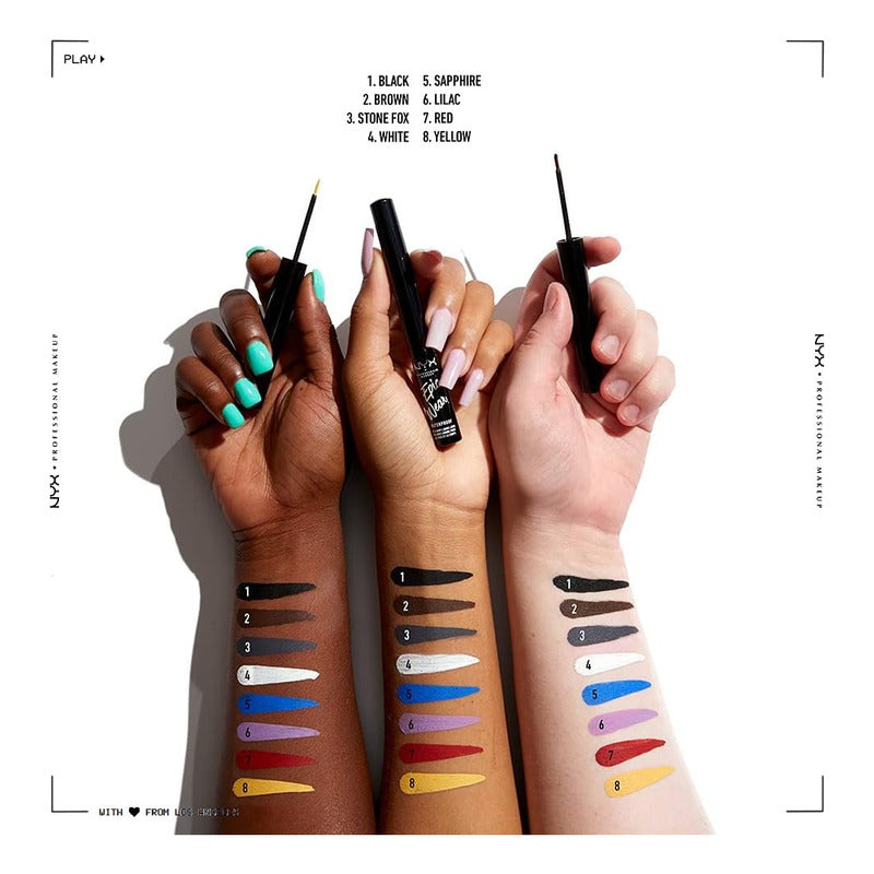 Nyx | Epic Wear Waterproof - Delineador De Ojos Liquido