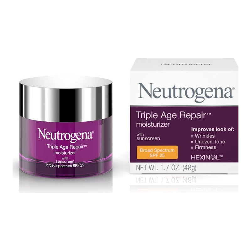 Neutrogena | Triple Age Repair Fps 25 - Crema De Dia 48g Todo Tipo De Piel Día/noche