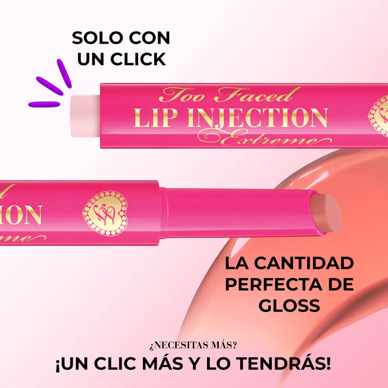 Too Faced | Lip Injection Extreme Plumping Clicks | Gloss Feelin´ Spicy
