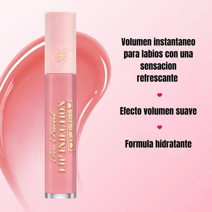 Too Faced | Lip Injection Lip Gloss | Brillo Labial Everythings Peachy