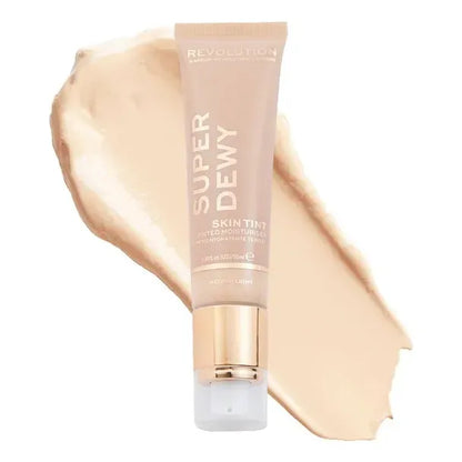 Revolution Makeup Base De Maquillaje Skin Tint Super Dewy Medium Light