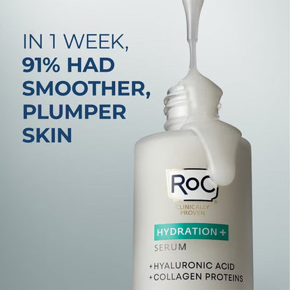 Roc | Hydration + Serum - Serum Hidratante En Gotero 30ml Todo Tipo De Piel Día/noche