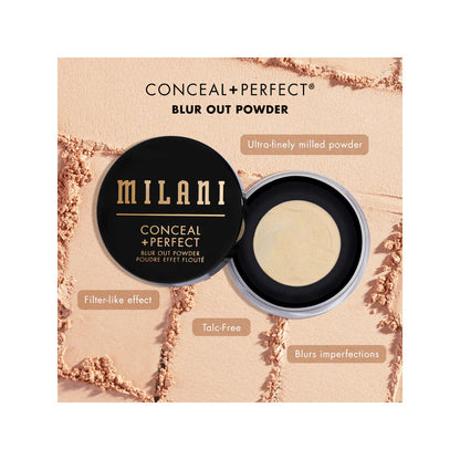 Milani | Conceal + Perfect Blur Out Powder - Polvo Suelto 5g 01 Translucent