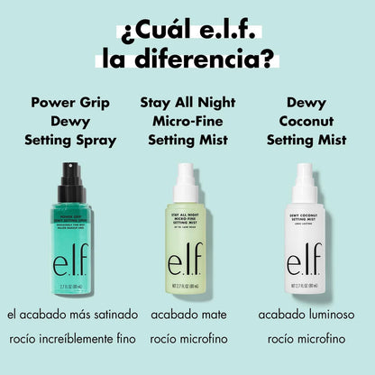 Elf | Dewy Coconut- Fijador De Maquillaje- Hidrata E Ilumina Dewy Coconut