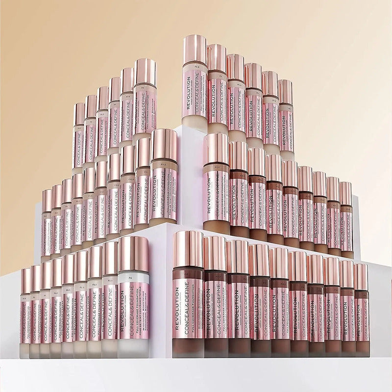 Base De Maquillaje Revolution Conceal & Define F4 F4