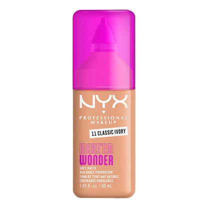 Base De Maquillaje Nyx Make Em Wonder Soft Matte 11 Classic Ivory