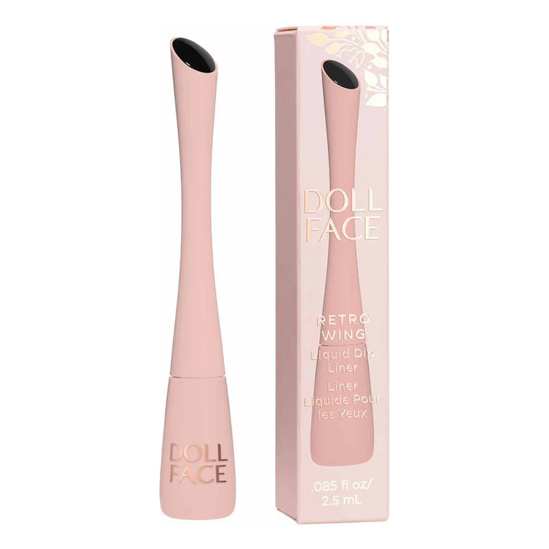 Doll Face | Retro Wing Liquid Dip Liner | Delineador Líquido Black Mate