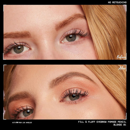 Nyx | Fill & Fluff | Lapiz De Ceja Con Cepillo Blonde