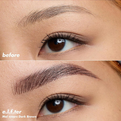 Elf | Holy Strokes Micro Fine Brow Pencil | Plumon De Cejas Dark Brown