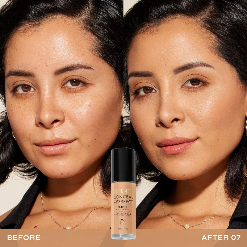 Milani | Conceal + Perfect 2 En 1  | Base De Maquillaje
