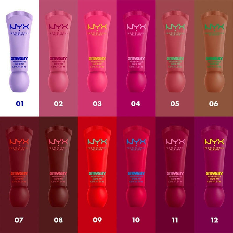 Nyx | Smushy Matte Lip Balm | Bálsamo Labial Matte