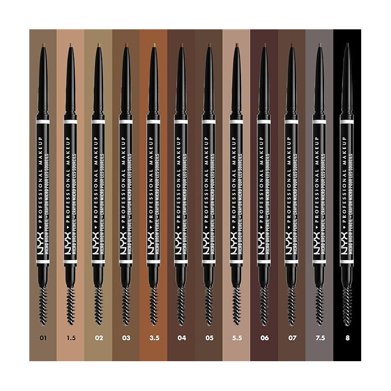 Nyx | Micro Brow Pencil | Delineador Cejas Retráctil 2 En 1