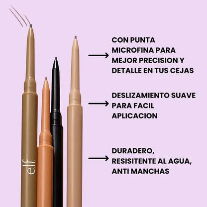 Elf | Micro Fine Brow Pencil | Lapiz Para Ceja Ultrafino Neutral Brown