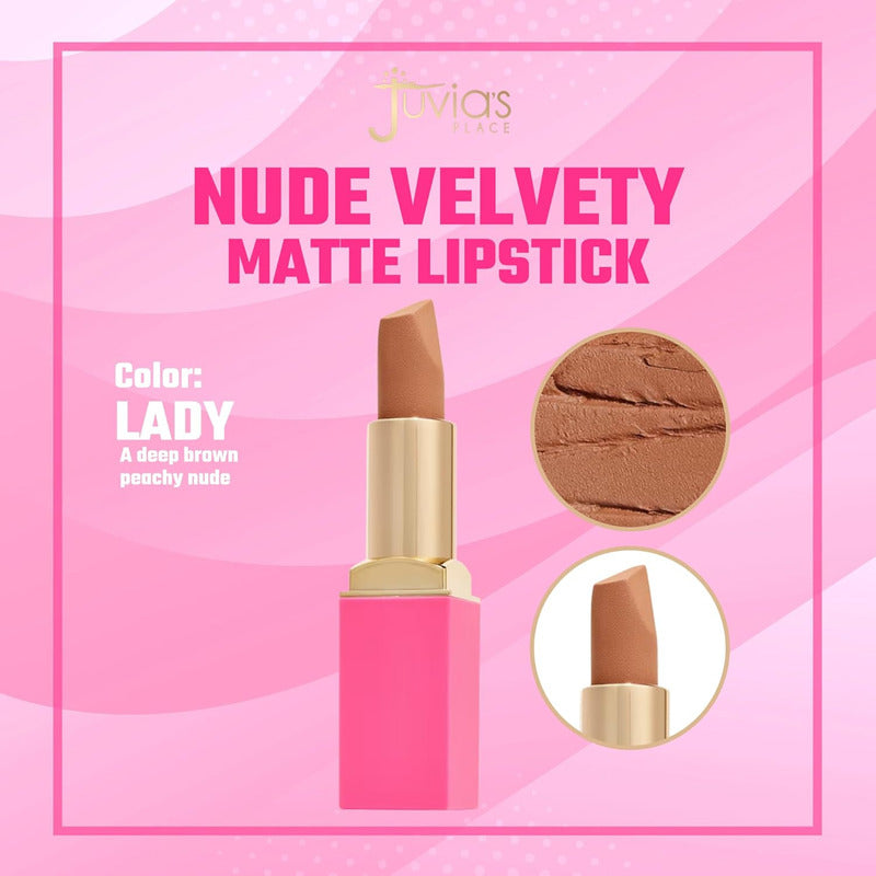 Juvia's | Labial Mate Velvet Hidratante - Vegano - Nude