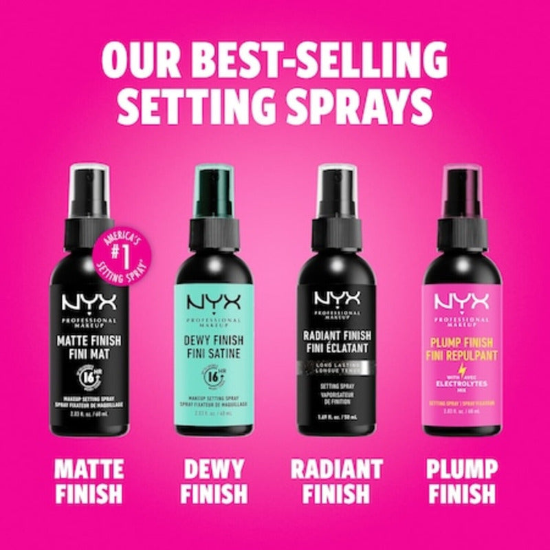 Nyx | Plump Finish Setting Spray | Fijador De Maquillaje Taupe