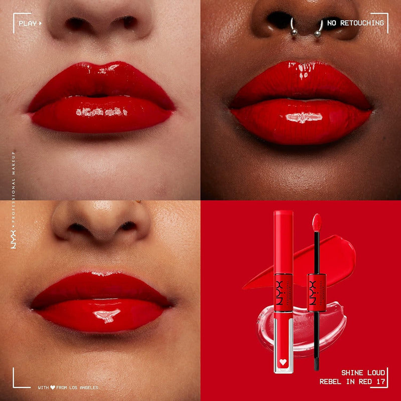 Nyx | Shine Loud | Labial Líquido + Gloss
