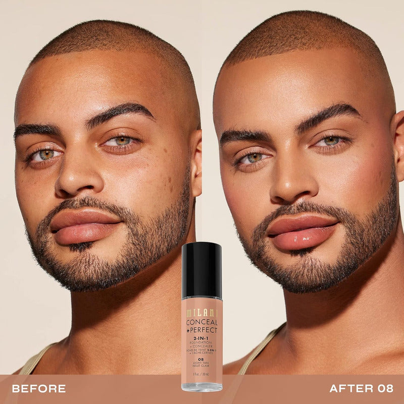 Milani | Conceal + Perfect 2 En 1  | Base De Maquillaje