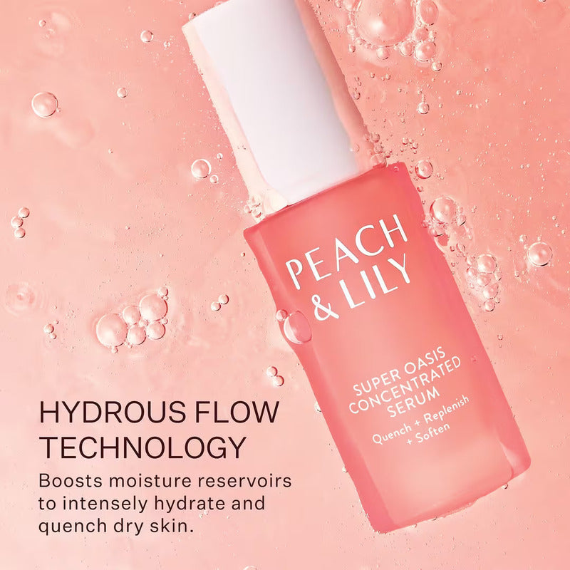 Peach & Lily | Super Oasis Concentrated Serum Facial- 30ml Todo Tipo De Piel Día/noche