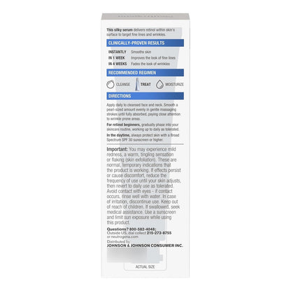 Neutrogena | Retinol Serum | Suero Antiarrugas 29ml Todo Tipo De Piel Día