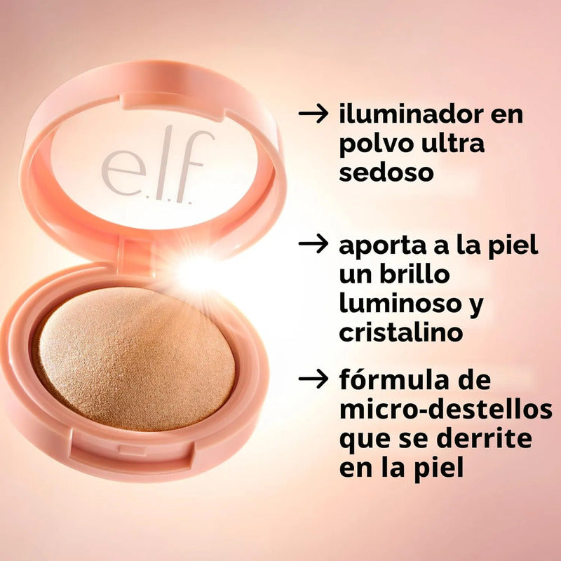 Elf | Halo Glow Silky Powder Highlighter | Iluminador Soft Pearl Era