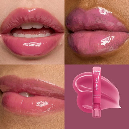 Nyx Jelly Job Honey Its Jelly Brillo Labial Rosa Gel Jelly Jammin