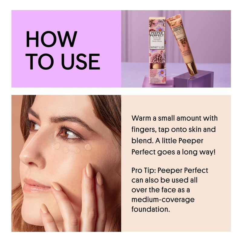 Winky Lux | Peeper Perfect | Corrector De Ojos Hidratante