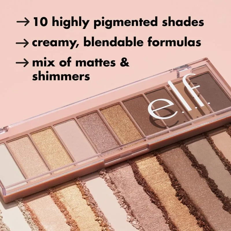 E.l.f. Paleta De Sombras Ojos 10 Tonos Nude Rosa Gold Nude