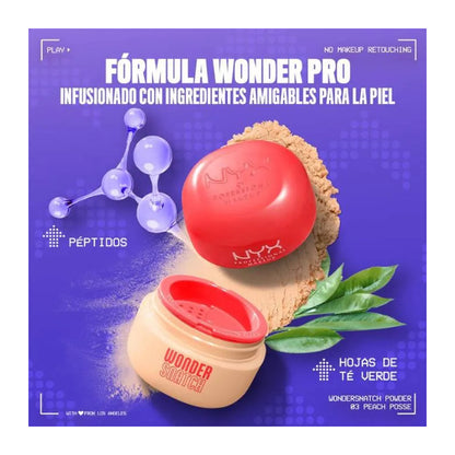 Nyx | Wonder Snatch Loose Setting Powder | Polvo Traslucido 06 Sassy Spicy