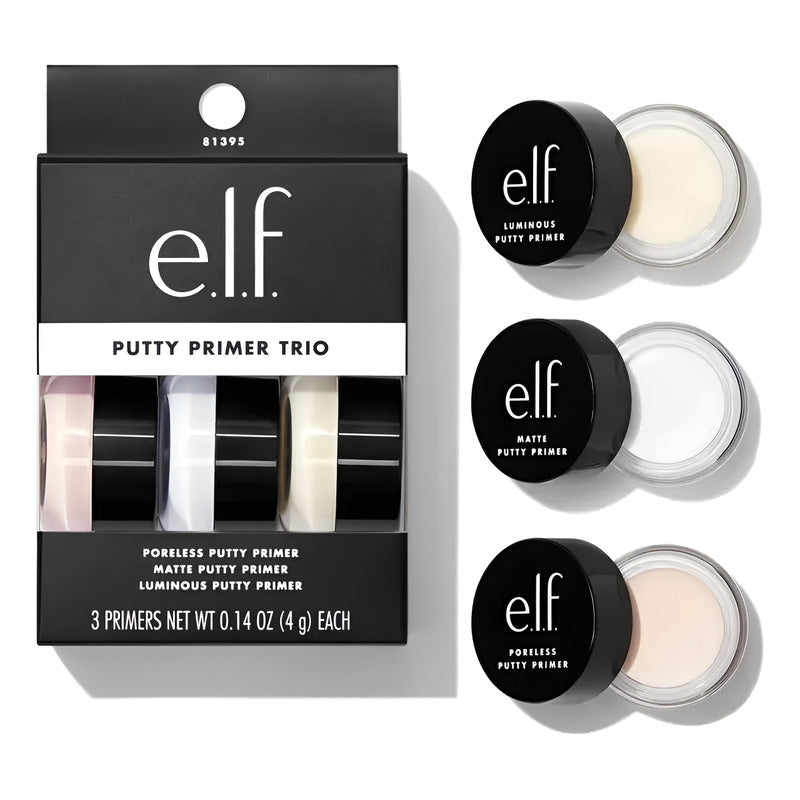 Elf | Putty Primer Trio | Poros, Matificante, Luminoso Primer Trio