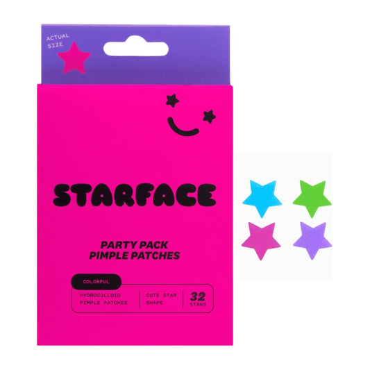 Starface Party Pack Estrellas De Color 32ct Todo Tipo Piel Todo Tipo De Piel