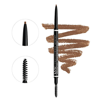 Nyx | Micro Brow Pencil | Delineador Cejas Retráctil 2 En 1