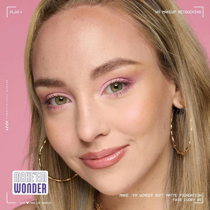 Base De Maquillaje Nyx Make Em Wonder Soft Matte 05 Fair Ivory