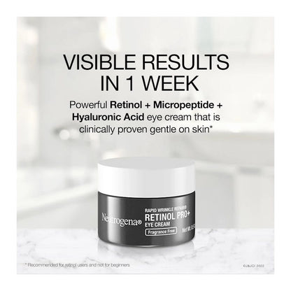 Neutrogena | Retinol Pro+ Eye Cream | Contorno De Ojos 14g Todo Tipo De Piel Día/noche