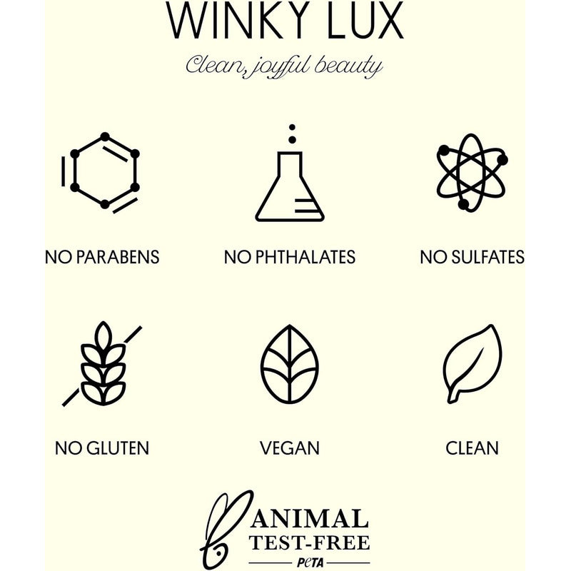 Winky Lux | Crema De Ojos | Vitamina C, E, Cafeína Y Jojoba Todo Tipo De Piel Día/noche