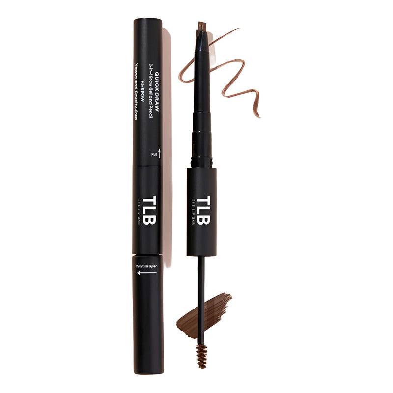 Tlb | 2 En 1 Cejas, Vegano, Pincel Y Mascara Gel