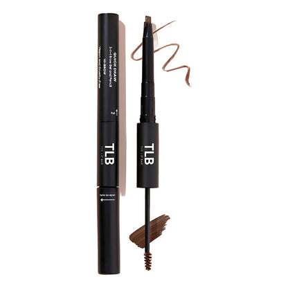 Tlb | 2 En 1 Cejas, Vegano, Pincel Y Mascara Gel
