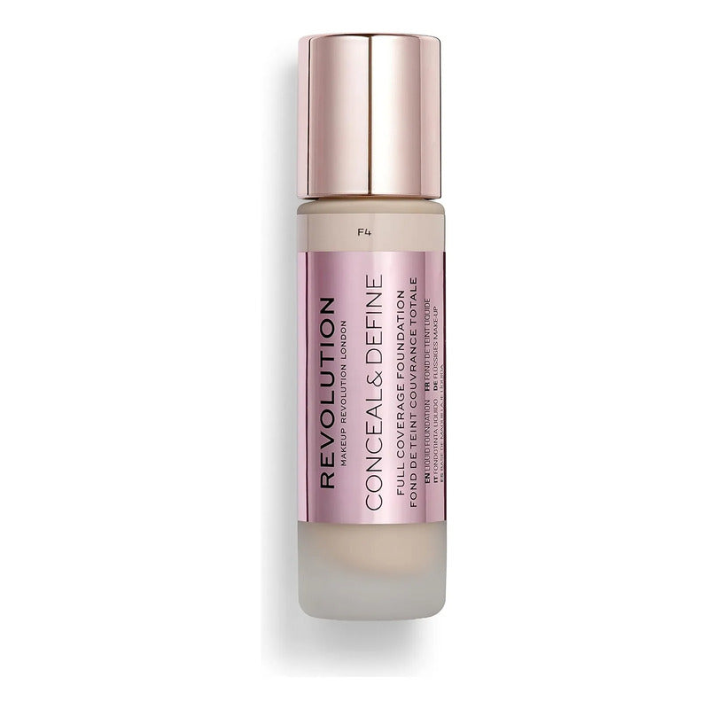 Base De Maquillaje Revolution Conceal & Define F4 F4