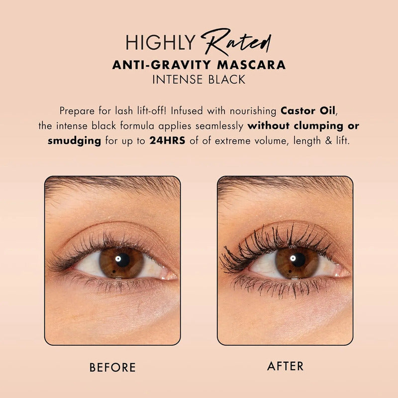 Milani | Highly Rated Anti Gravity | Mascara De Pestañas Intense Black