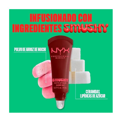 Nyx | Smushy Matte Lip Balm | Bálsamo Labial Matte