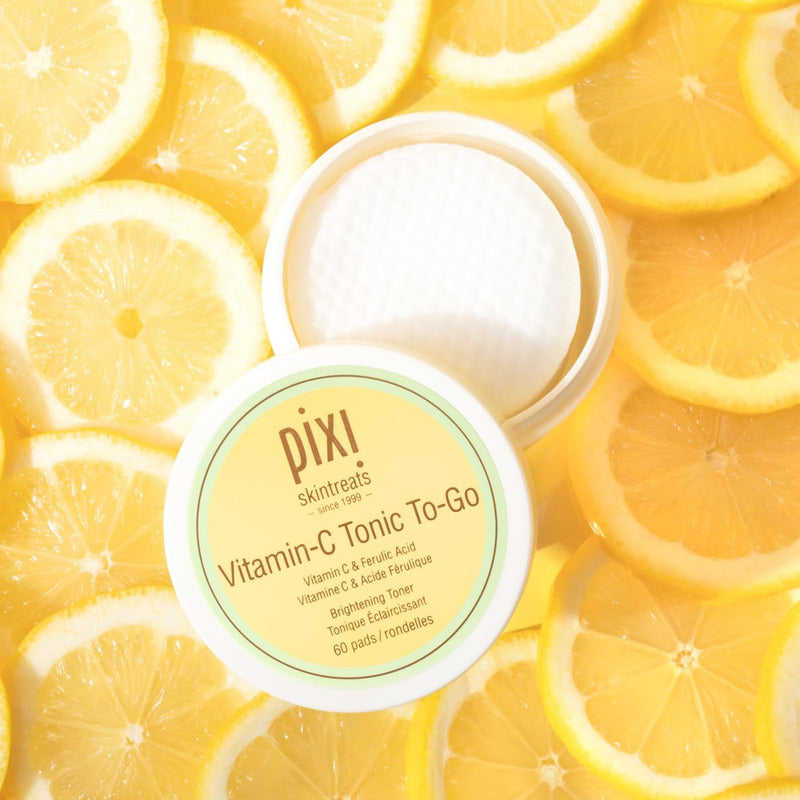 Pixi | Vitaminc Tonic To Go | Almohadillas + Vitaminac 60pzs Todo Tipo De Piel Día/noche