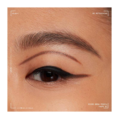 Nyx | Micro Brow Pencil | Delineador Cejas Retráctil 2 En 1