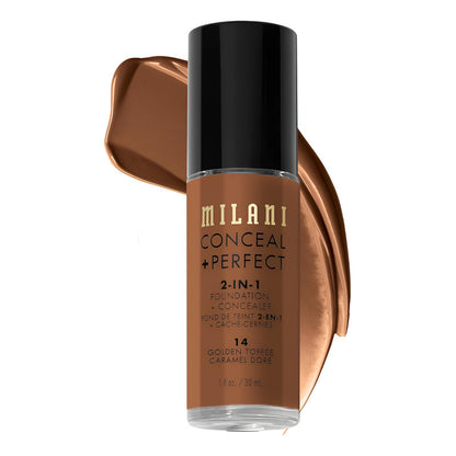 Milani | Conceal + Perfect 2 En 1  | Base De Maquillaje