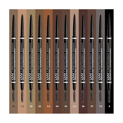 Nyx | Micro Brow Pencil | Delineador Cejas Retráctil 2 En 1