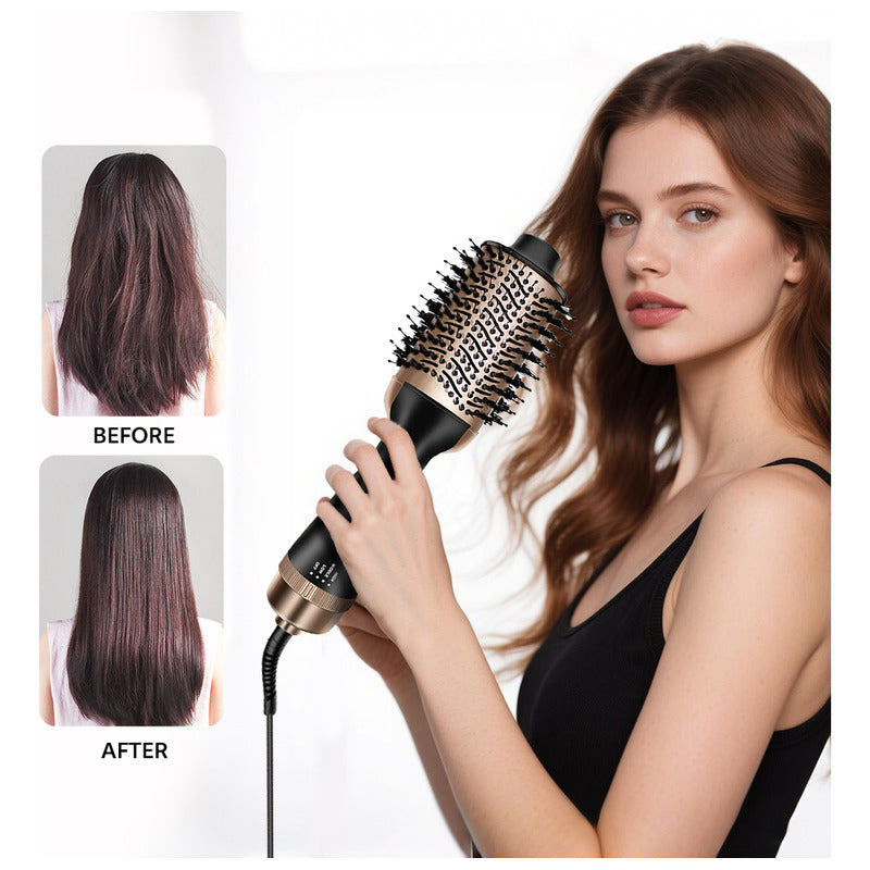 One Step | Hair Dryerand Styler | Cepillo Secador + Volumen Negro/dorado