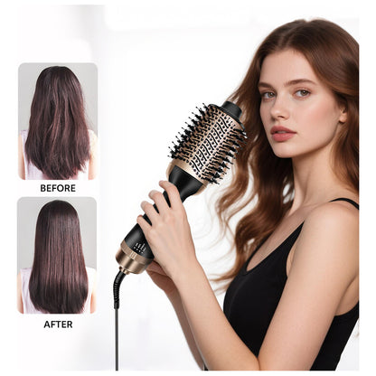 One Step | Hair Dryerand Styler | Cepillo Secador + Volumen Negro/dorado