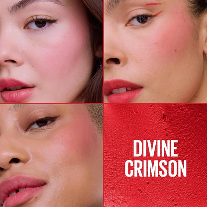 Maybelline | Cluodtopia | Tinta Mousse Mate Mejillas/labios Divine Crimson
