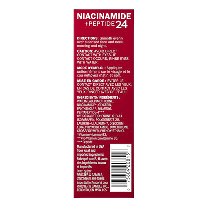 Olay Niacinamida Y Péptidos 24 Serum Anti Arrugas 40ml Sensible Día/noche